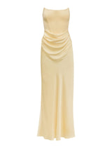 Isra Drape Strapless Maxi Dress Forever New