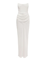 Isra Drape Strapless Maxi Dress Forever New