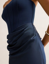 Isra Drape Strapless Maxi Dress Forever New