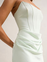Isra Drape Strapless Maxi Dress Forever New
