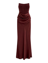 Isra Drape Strapless Maxi Dress Forever New