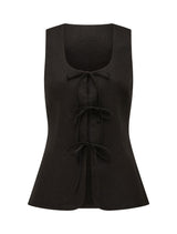 Tia Tie Front Waistcoat Forever New