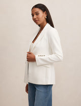 Trixie Gold Button Blazer Forever New
