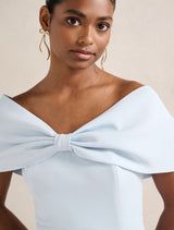 Scottie Petite Strapless Bow Mini Dress Forever New