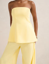 Evelyn Petite Elastic Wide Leg Pants Forever New