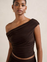 Mimi Petite Off Shoulder Top