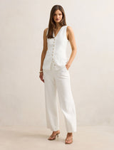 Ayla Contrast Waistcoat Forever New