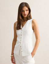 Ayla Contrast Waistcoat Forever New