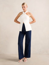 Ruby Cross Neck Top Forever New