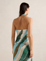 Della Cowl Halter Top Forever New