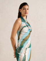 Della Cowl Halter Top Forever New