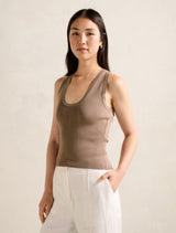 Harley Scoop Neck Tank Top Forever New