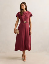 Kylee Button Neck Dress
