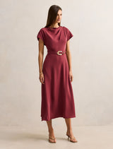 Kylee Button Neck Dress