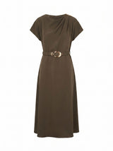 Kylee Button Neck Dress Forever New