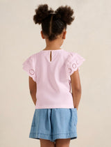 Aurora Flutter Sleeve Girls T-Shirt