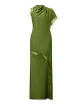 Kody Satin Lace Asym Dress Forever New