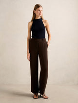 Gemma Wide Trim Knit Tank Top Forever New