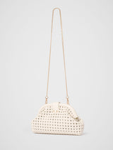 Aspen Open Weave Soft Clutch Forever New