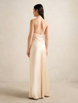 Abby Halter Satin Maxi Dress Forever New