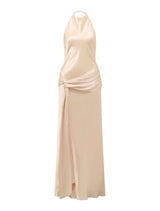 Abby Halter Satin Maxi Dress Forever New