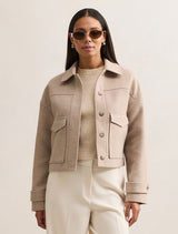 Kelsey Cropped Jacket Forever New