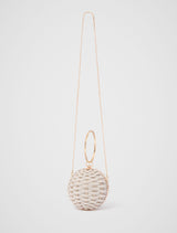 Wynnie Woven Round Clutch Forever New