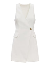 Alina Wrap Halter Mini Dress Forever New