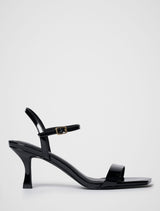 Tyra Ankle Strap Heeled Sandal Black Forever New