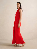 Abby Halter Mesh Maxi Dress Forever New