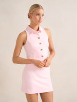 Tilly Button Detail Halter Top