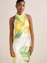 Clementine Petite Satin Maxi Dress Forever New