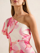 Mattea One Shoulder Midi Dress Forever New