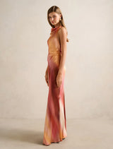Andie Satin Backless Maxi Dress Forever New