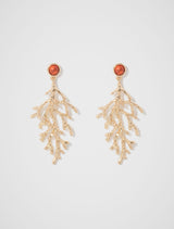Signature Victoria Coral Drop Earrings