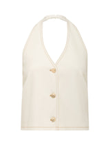 Frankie Denim Halter Top Forever New