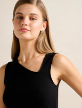 Fleur Asymm Neck Tank Top Forever New