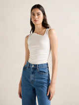 Fleur Asymm Neck Tank Top Forever New