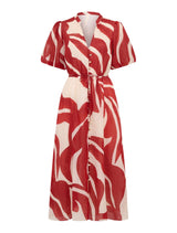 Sophie Puff Sleeve Midi Dress