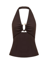 Harley Hardware Halter Top Forever New