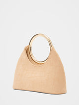 Delta Round Metal Handle Clutch Forever New