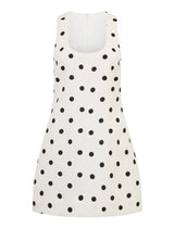 Vivienne Scoop Neck Linen Mini Dress
