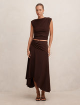 Ariel Godet Hanky Hem Skirt Forever New