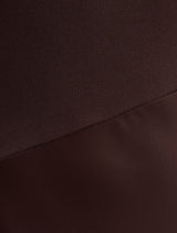 Jayden Satin Mixed Midi Dress Forever New