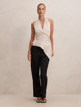 Isabella Drape Detail Top Forever New