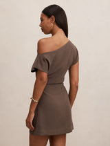 Danielle Asymmetrical Mini Dress Forever New