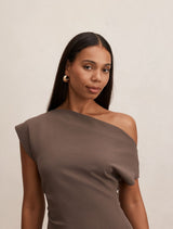 Danielle Asymmetrical Mini Dress Forever New