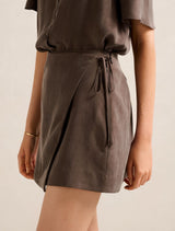 Allegra Cupro Wrap Skirt Forever New
