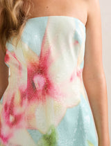 Ria Strapless Sequin Mini Dress Forever New