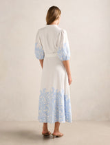 Esther Embroidered Midi Dress Forever New